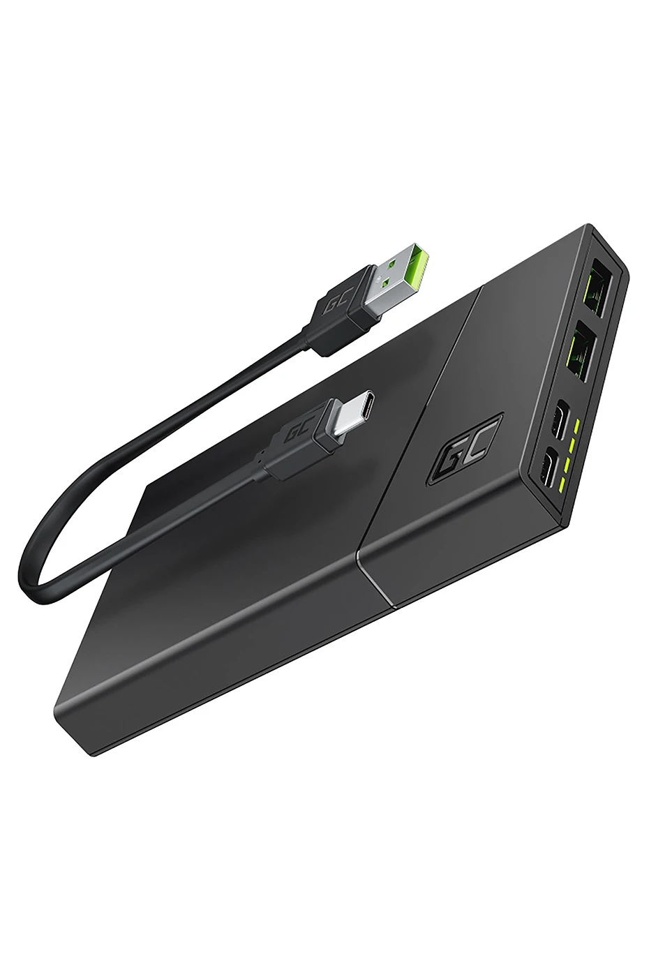 ПАВЕР БАНК (POWER BANK) GREEN CELL POWERPLAY10S 10000MAH ШВИДКА ЗАРЯДКА 2X USB ULTRA CHARGE І 2X USB-C POWER DELIVERY 18W