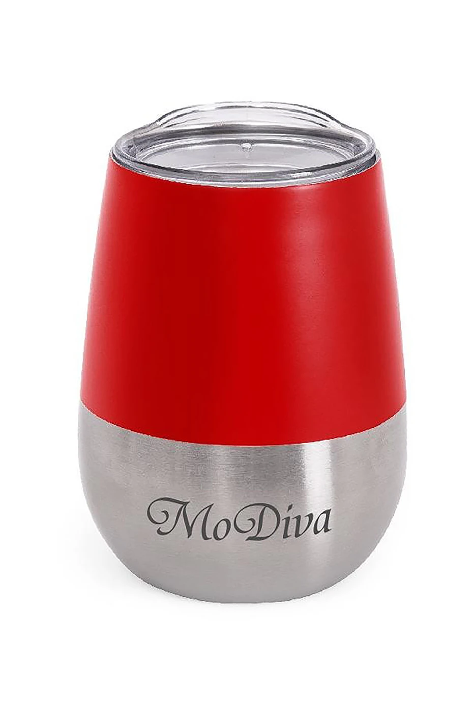 Термочашка з кришкою червона MoDiva