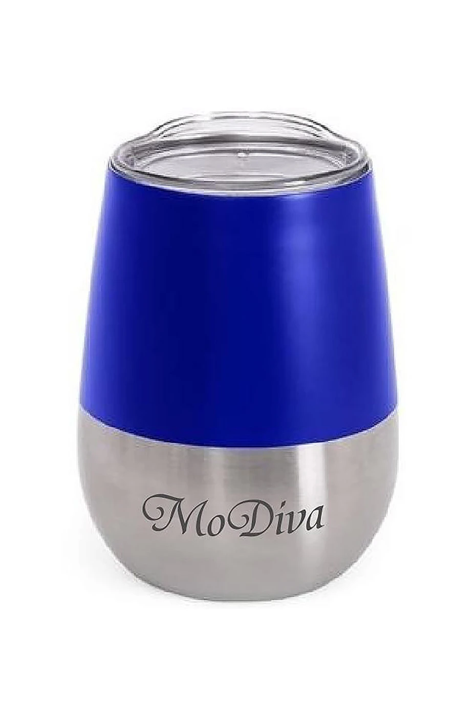 Термочашка з кришкою синя MoDiva
