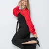 Брюки з розрізами розкльошені Look чорні