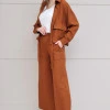 Костюм з кюлотами із льону Max Mara теракотового кольору Омеgа