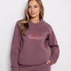 Костюм без капюшона з вишивкою Beautiful 476 пилова троянда