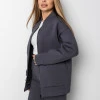 Костюм без капюшона на флісі NESS 496 колір антрацит