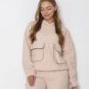 Костюм Glamyr із дизайнерським блискучим кантом кремовий