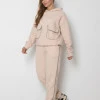 Костюм Glamyr із дизайнерським блискучим кантом кремовий