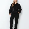Костюм Glamyr із дизайнерським блискучим кантом чорний