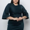 Класична сукня приталеного силуету Emmy малахітова