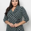 Класична сукня на запах Luisa малахітова