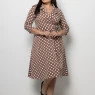 Класична сукня на запах Luisa мокко