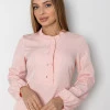 Рожева сукня Zhaklin з ефектними рюшами