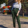 Біла блузка сорочка з мереживом у дрібний горошок з 3/4 рукавом Versal