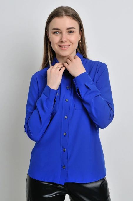 Класична сорочка кольору електрик ділового стилю Monako