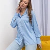 Шовкова жіноча сорочка ARMANI небесна