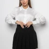 Спідниця у складку №413 чорна