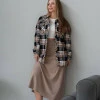 Спідниця трикотажна Vanda кольору капучіно